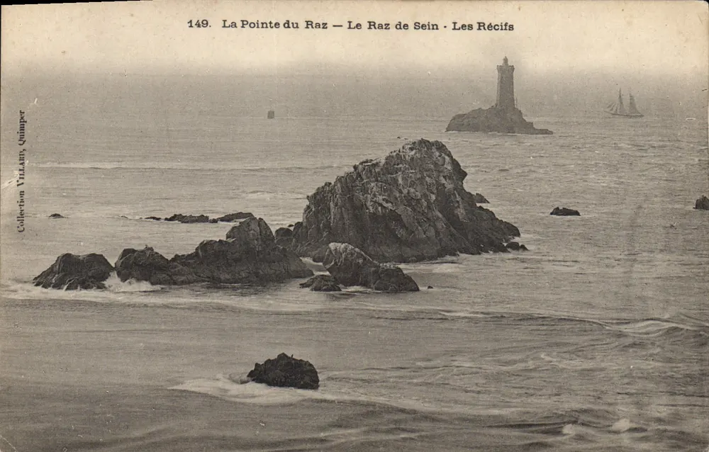 A Ponta do Raz — O Raz de Sein — Os Recifes — Coleção Villani, Quimper - Frente