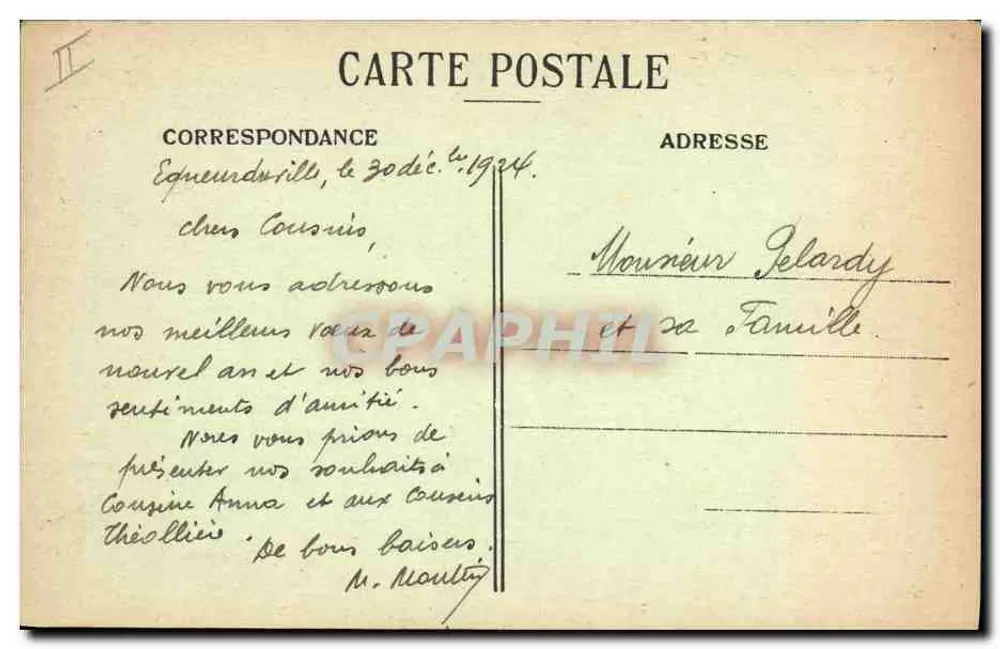 Gatteville — O Farol — Ao redor de Cherbourg — Coleção F. C., Cherbourg - Verso