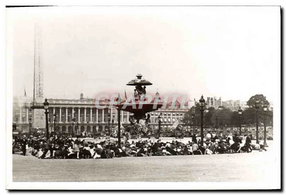Place de la Concorde — Schuss — Éditions S.T.L. Issy-Paris - Vorderseite