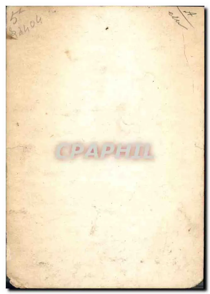 Charles de Gaulle — portrait en uniforme avec képi à trois étoiles — éditeur non identifié - Achterkant