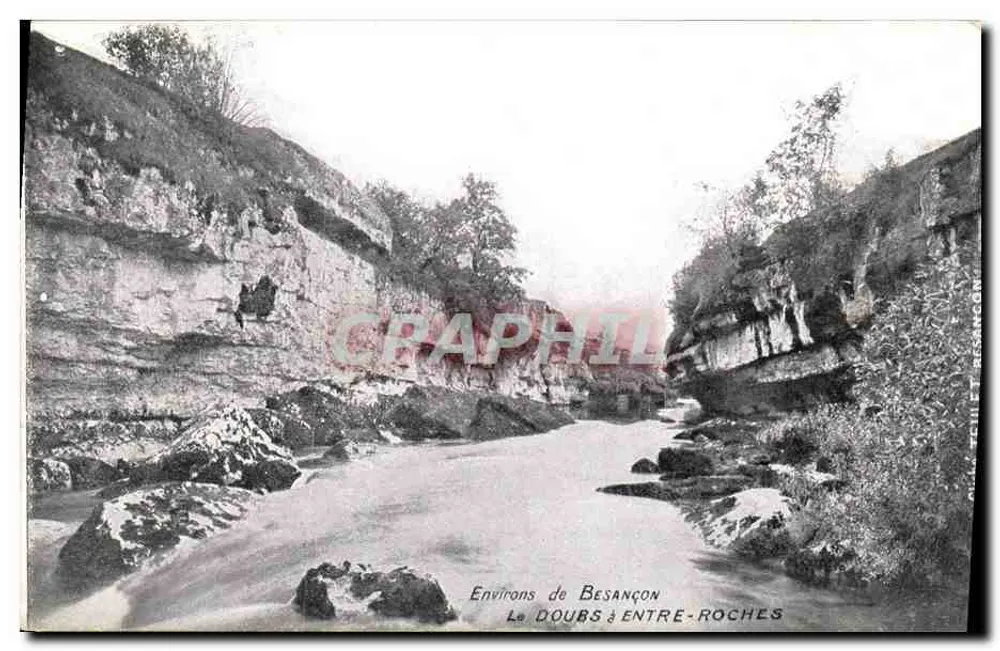 Uhren und Schmuck — General Uhrenhandlung Besançon — Gravur und Druck L. Geisler, Aux Chatelles - Rückseite