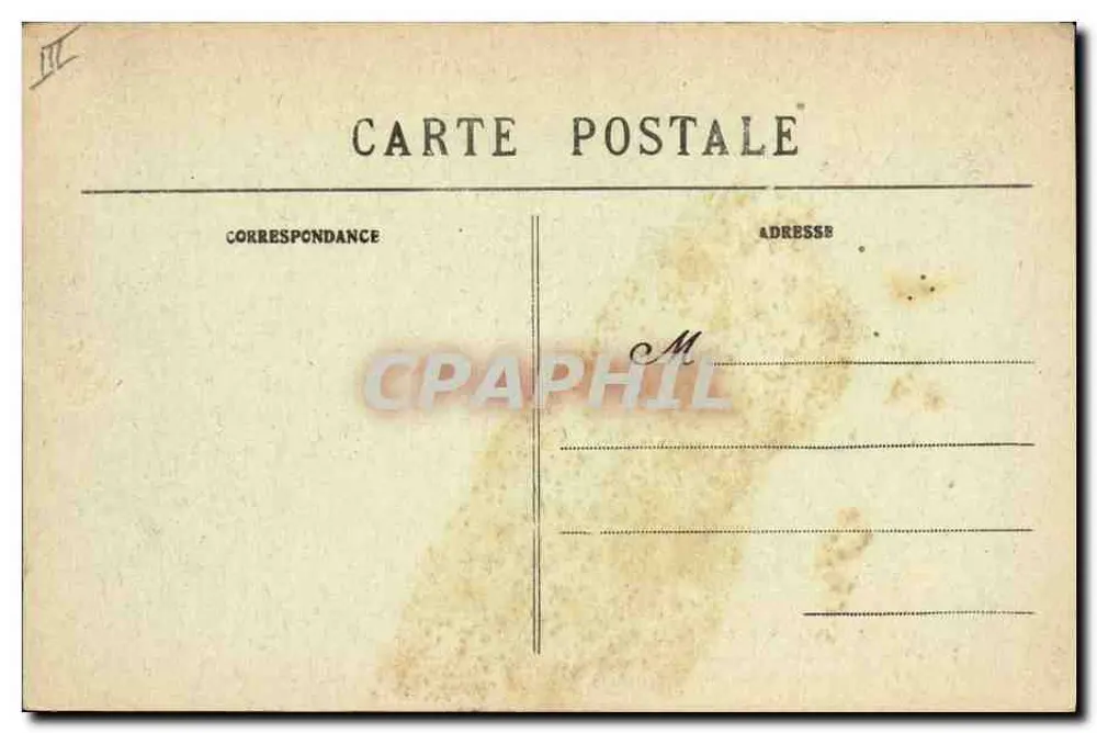 Jovem camponesa com cabelo preso — Limousin — Prosper Batier, fot.édit. Limoges - Verso
