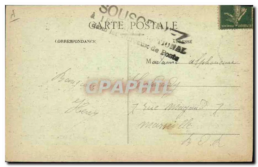 Les Accordailles — Notre Limousin — Editor: G. Léauté-Vienné, n° 2938 - Verso