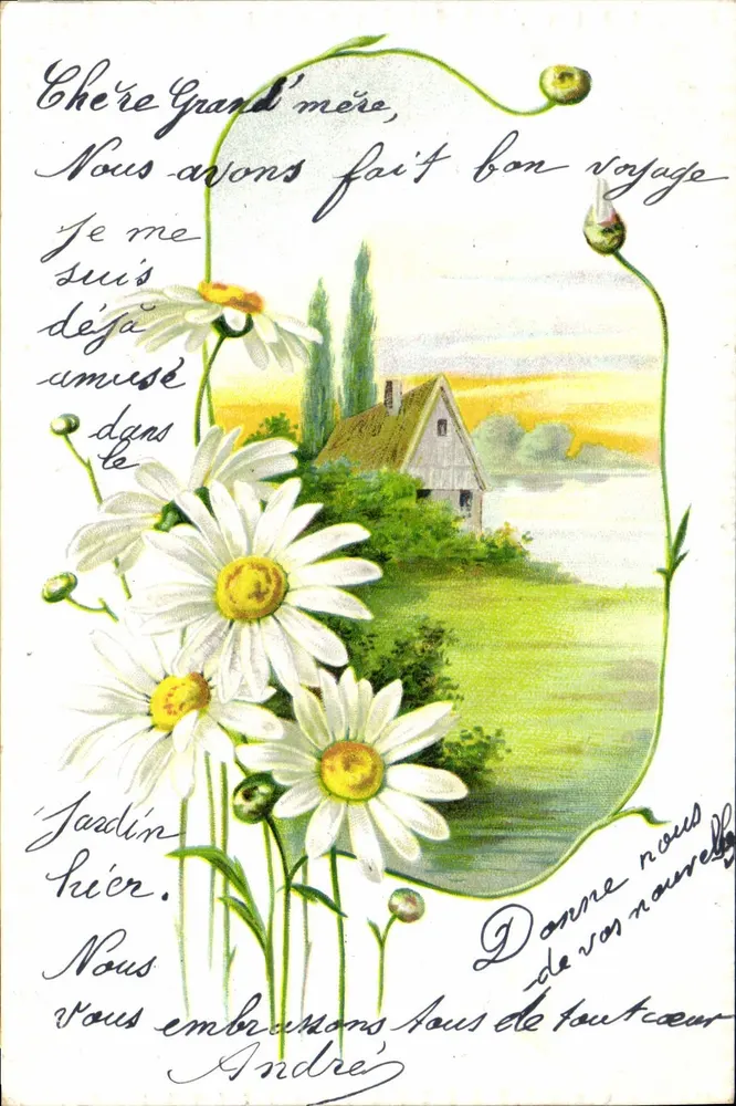 Jardim de verão — casa à beira de um lago — K.V. I. B. Série 30/35 - Frente
