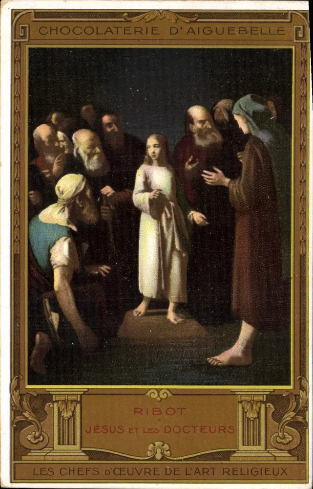 Jesus und die Doktoren — Chocolaterie d'Aiguebelle — Ribot - Vorderseite