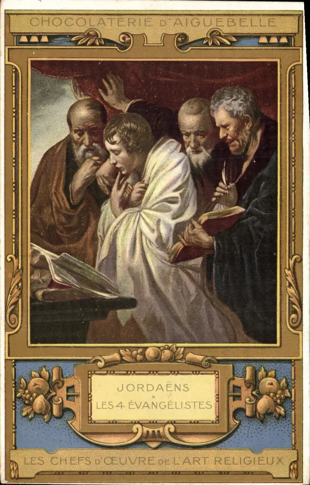 Die vier Evangelisten — Jordaëns — Chocolaterie d'Aiguebelle - Vorderseite