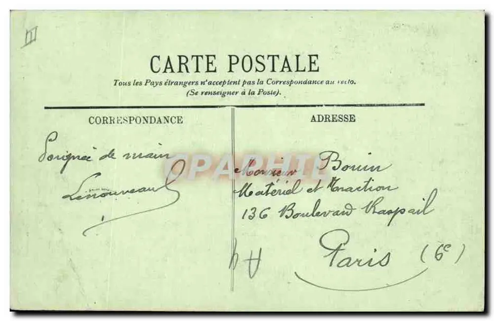 CETTE — O Sémaphore de Mont Saint-Clair — LL. - Verso