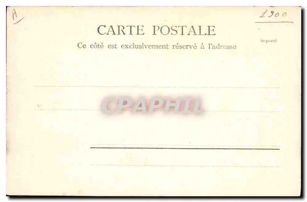 Chegada de um navio de Bordeaux — Royan — R.&J. D. 11052 Aglin - Verso
