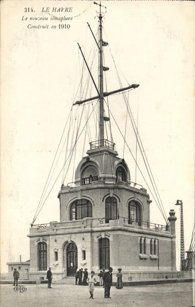 Le Havre — Das neue Semaphor — Errichtet 1910 — E.D. - Vorderseite