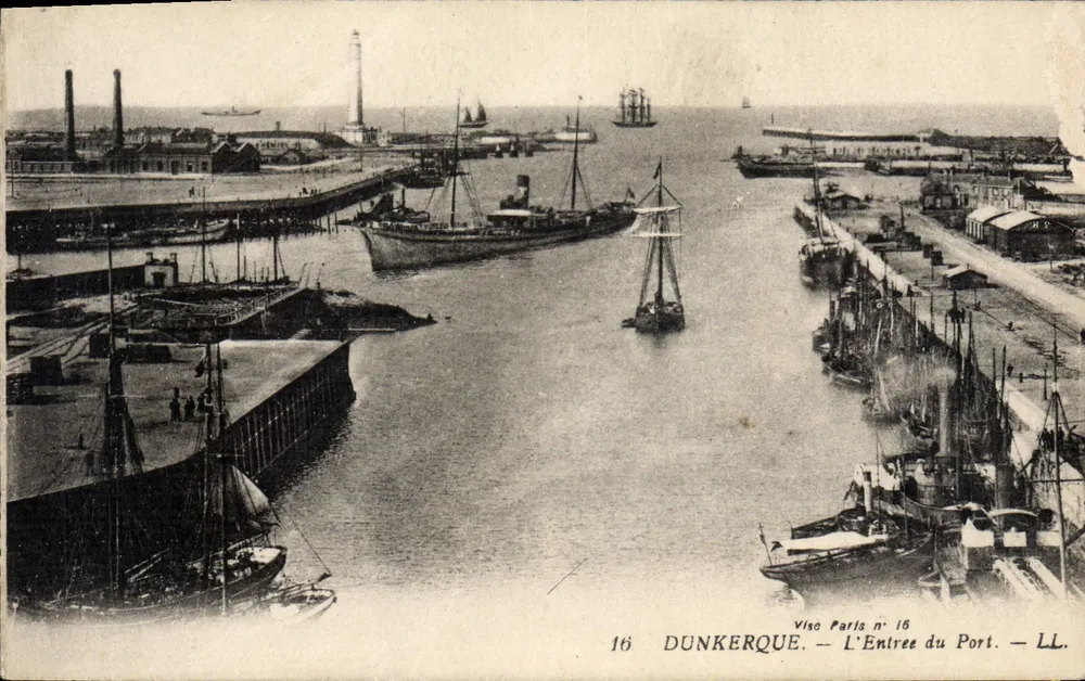 Dunkerque — A Entrada do Porto — Visco Paris n°16 - Frente