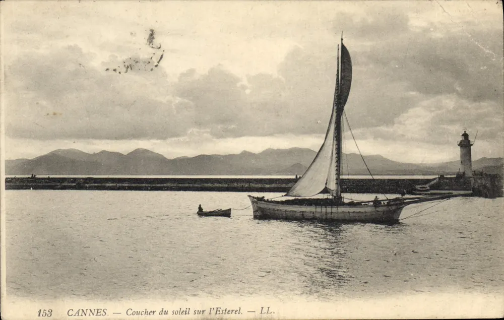 CANNES — Couche du soleil sur l’Esterel — LL. n° 153 - Voorkant