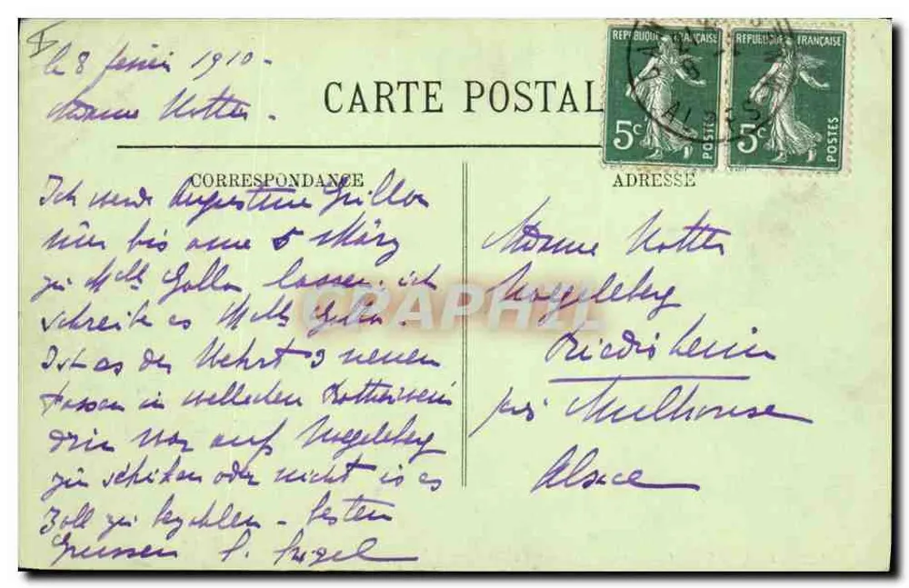 CANNES — Couche du soleil sur l’Esterel — LL. n° 153 - Achterkant