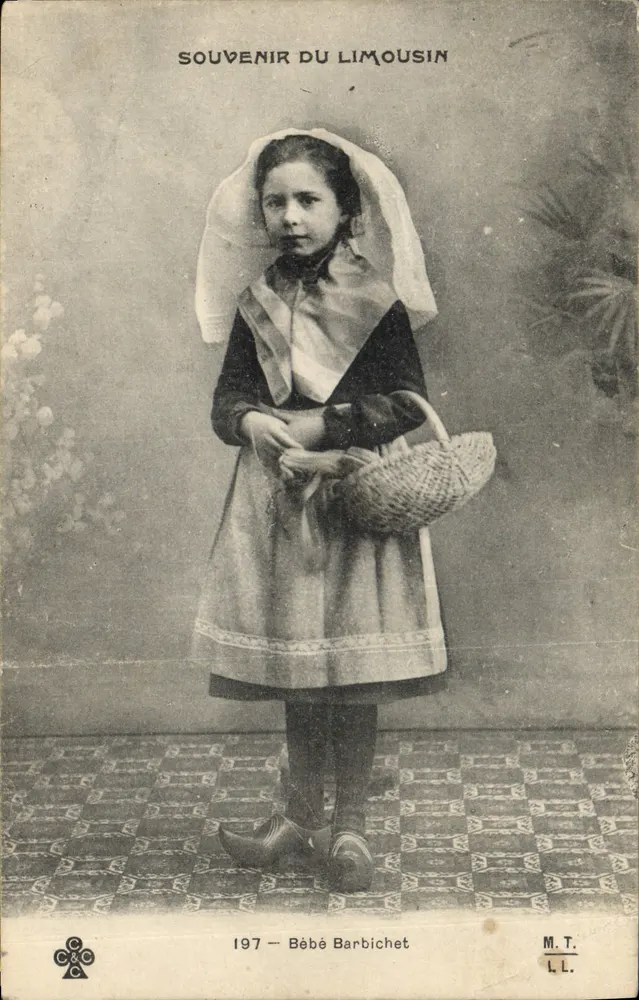 Bébé Barbichet — Lembrete do Limousin — M.T. n°197 - Frente