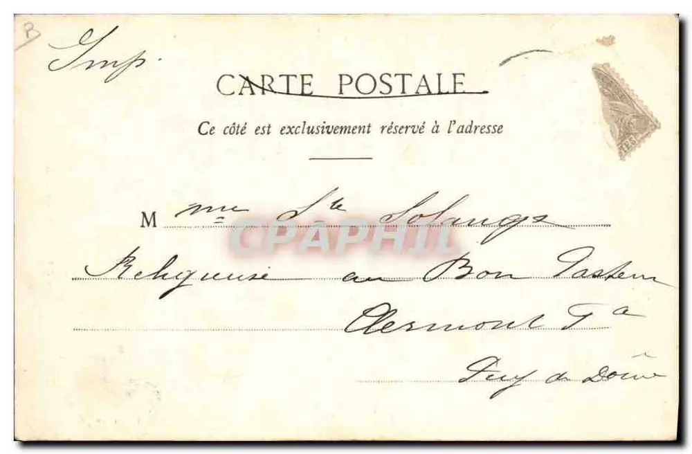 Alter Creusoise Bauer — A. de Nussier, n°71 - Rückseite