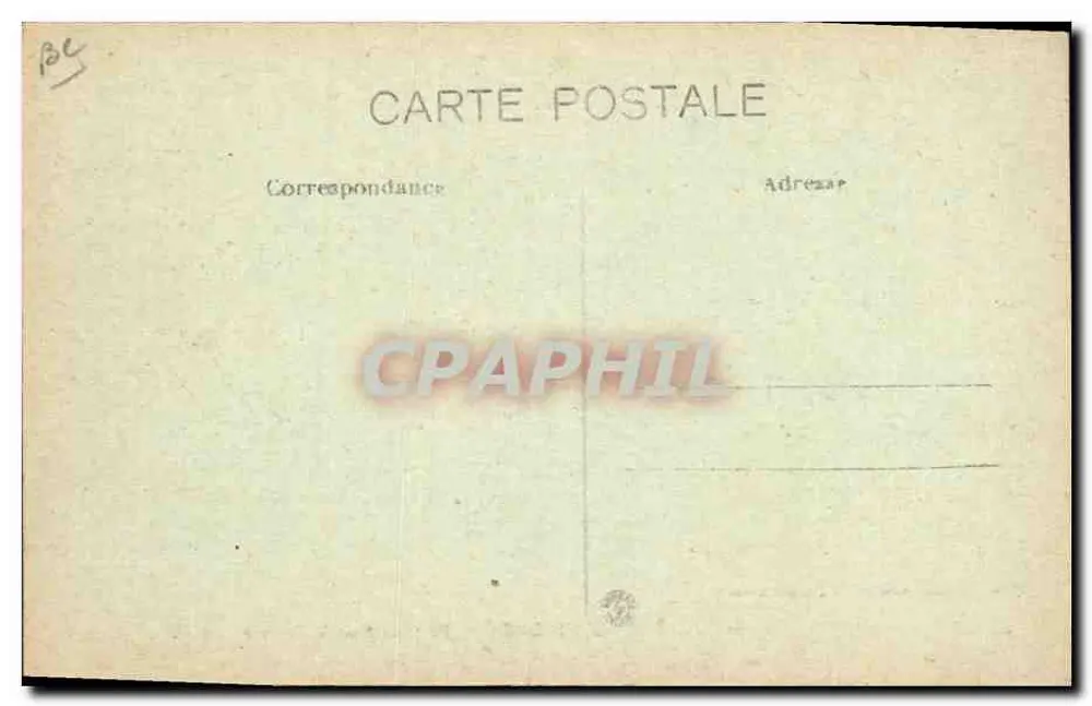 Das Dorffest — Auf dem Platz zur Bourrice — Phototypie Bessot et Guianie, Brive - Rückseite