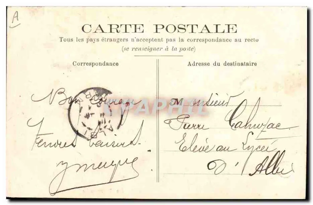 Jovem mulher à Tourangelle — editor Brang Baz Tours, n° 270 - Verso