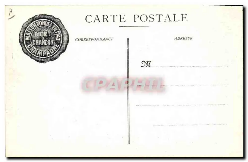 Padiglione della Casa MOËT & CHANDON di Epernay — Ausstellung Turin 1911 — Imp. Epernay - Rückseite