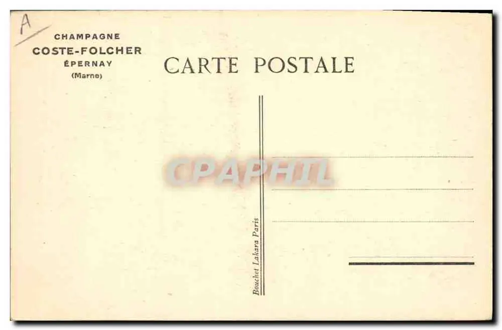 Champagne COSTE-FOLCHER Épernay — Ein Riddling-Atelier - Rückseite