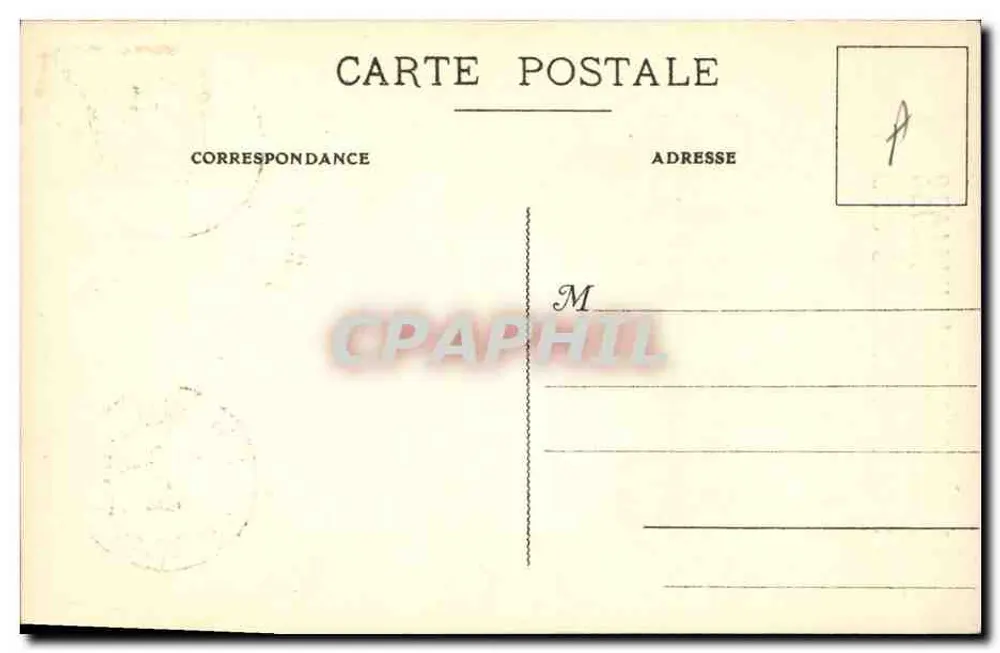 Paris-Messe — Philatelie-Abteilung — A. Solon - Rückseite