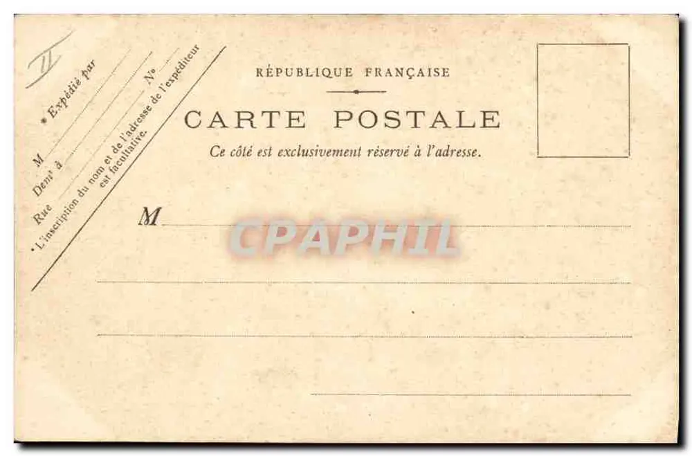 Anlagen von Saint-Galmier (Quelle Badoit) — Allgemeine Ansicht — Druck von J.C. Nehrath Stettine - Rückseite