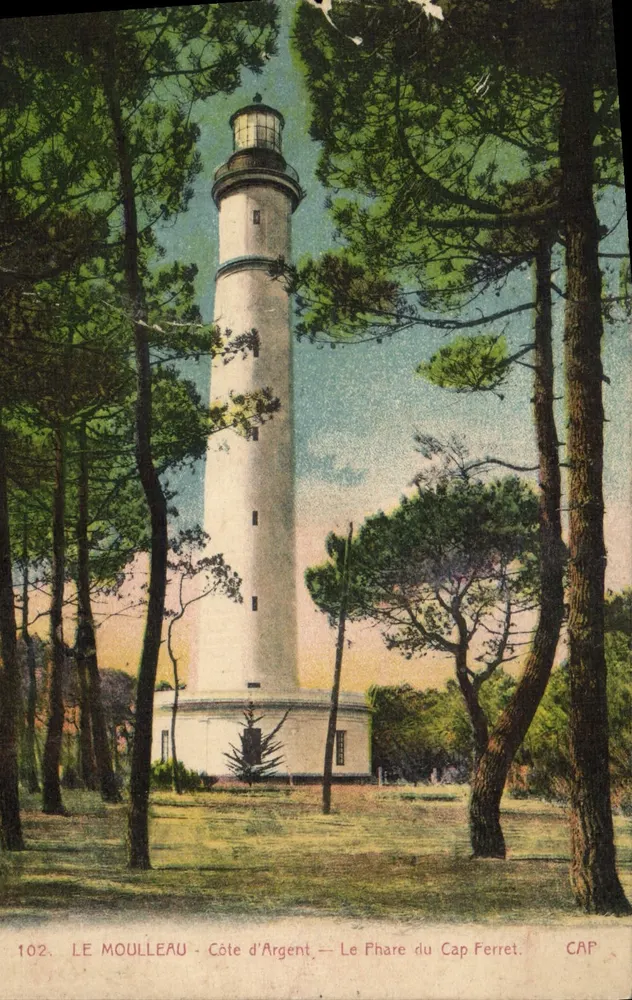 Le Moulleau - Côte d'Argent — Le Phare du Cap Ferret — éditeur CAP, n° 102 - Frente