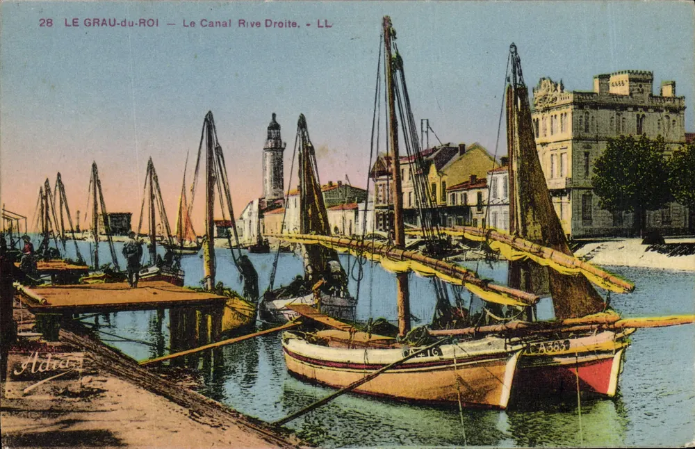 Le Grau-du-Roi — Der Kanal, rechte Uferseite — LL - Vorderseite