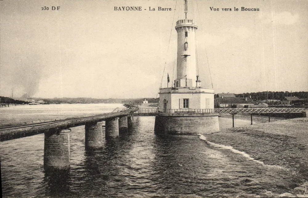 BAYONNE - La Barre — Blick zum Boucau — Edition Domicile France - Vorderseite