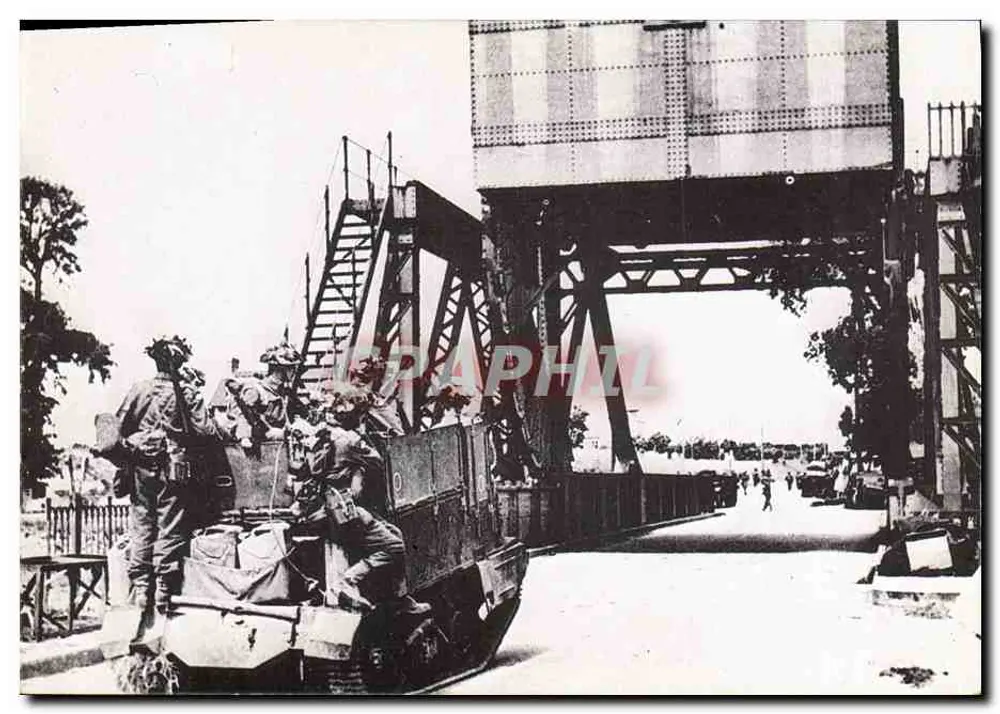 Ponte Pegasus — Dia D 6 de junho de 1944 — Cliché Impérial War-Museum n°21 - Frente