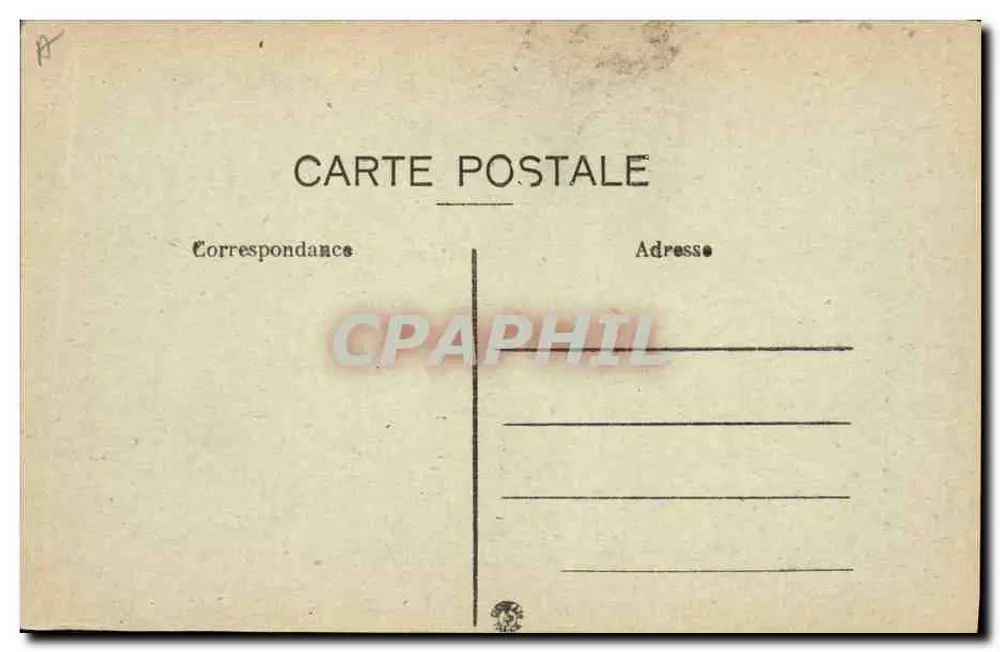 A Conversa no Povoado — Série 'Tipos do Centro' n°6 — Cl. Didier Pouget - Verso