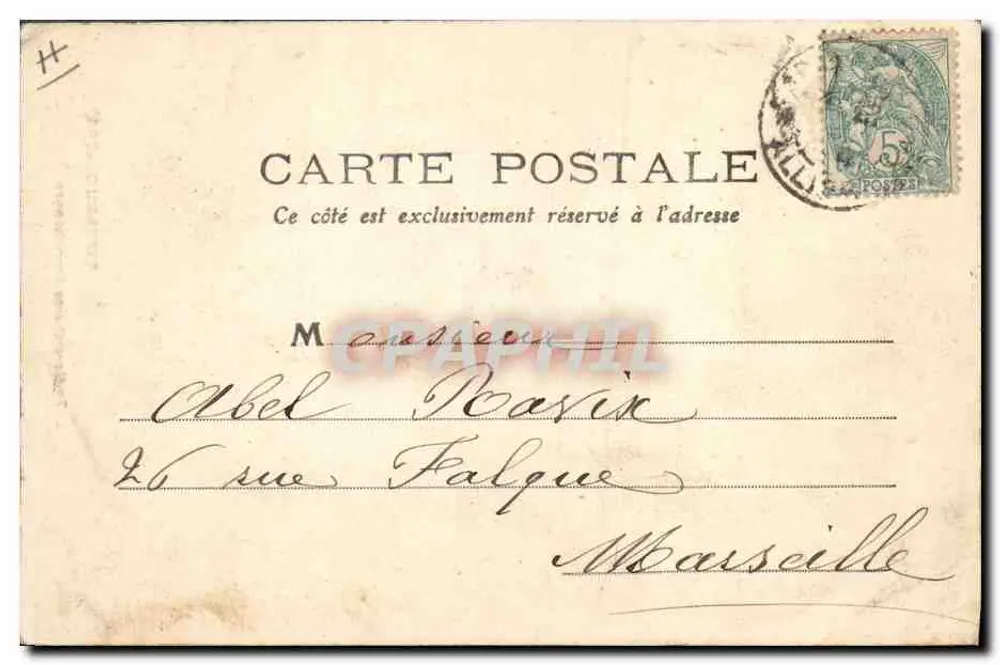 Mercado de frutas — Vendedoras en la plaza — Tipos del Centro, n°517, editor M.T. (Marsichères-Rouichonne) - Reverso