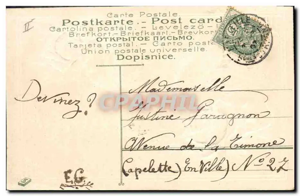 Lembrança do 1º de abril — Rosas — Editor n°112 - Verso