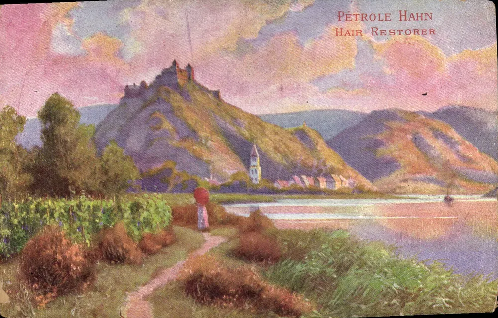 Schloss auf dem Hügel — Ansicht von Markersburg — Edition PÉTROLE HAHN - Vorderseite