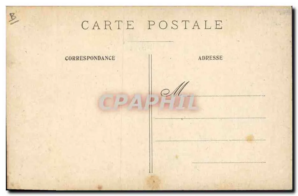 Paris. Conciergerie. Blumenmarkt — Georges A. Toirin, Paris - Rückseite