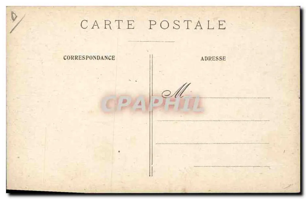 Paris — Der Triumphbogen de l'Étoile — unbekannter Verleger, Seriennummer 6 - Rückseite