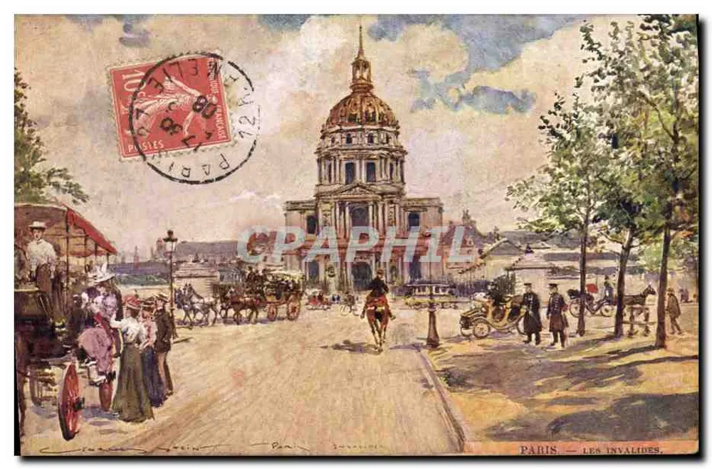 PARIS — LES INVALIDES — Verlag: Jeanne Jolivet, Paris - Vorderseite