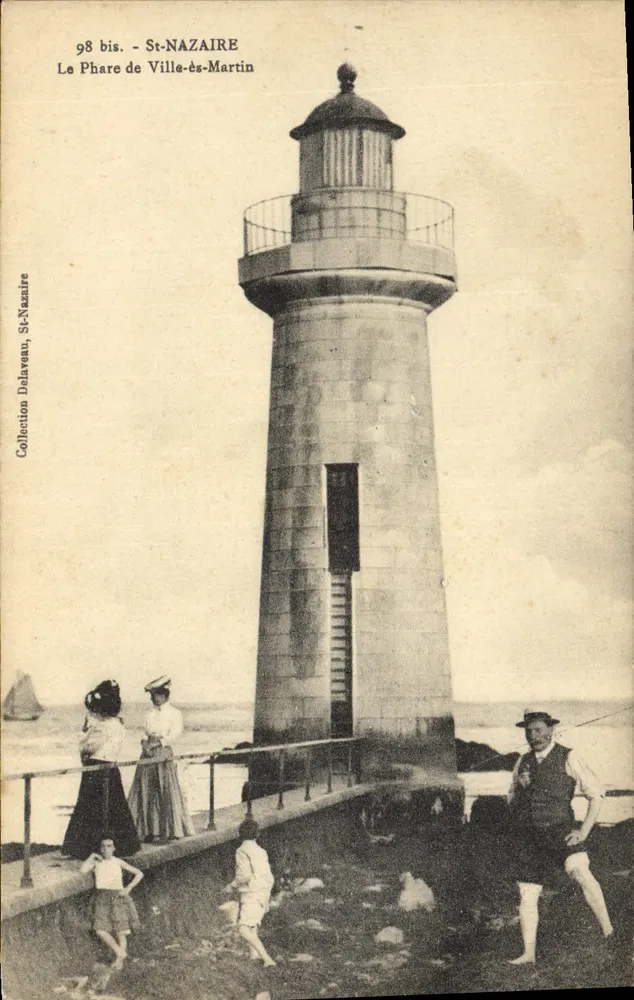 Der Leuchtturm von Ville-ès-Martin — St-Nazaire — Sammlung Delaveau, n° 98 bis - Vorderseite