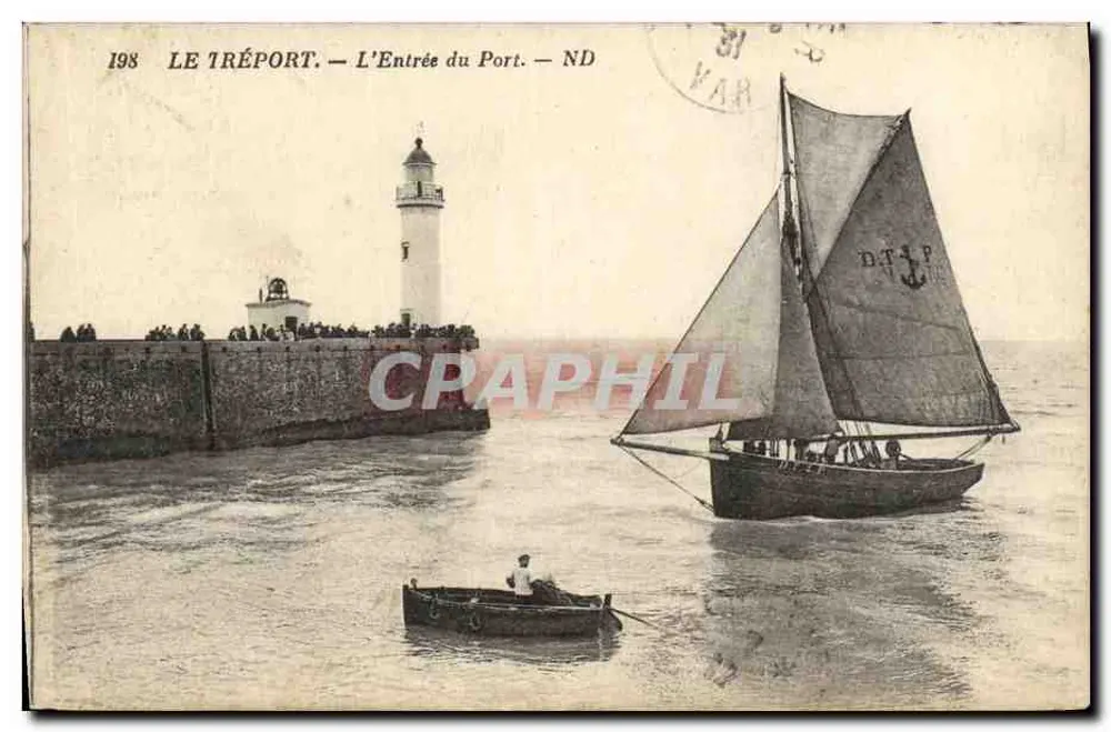 Le Tréport — Ansicht des Hafens — ND - Vorderseite