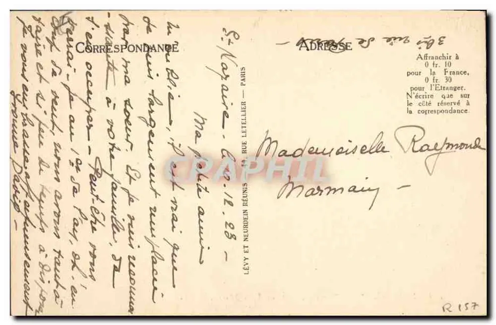 Saint-Nazaire - Die Spitze von Ville-Martin — LL, n° 170 - Rückseite