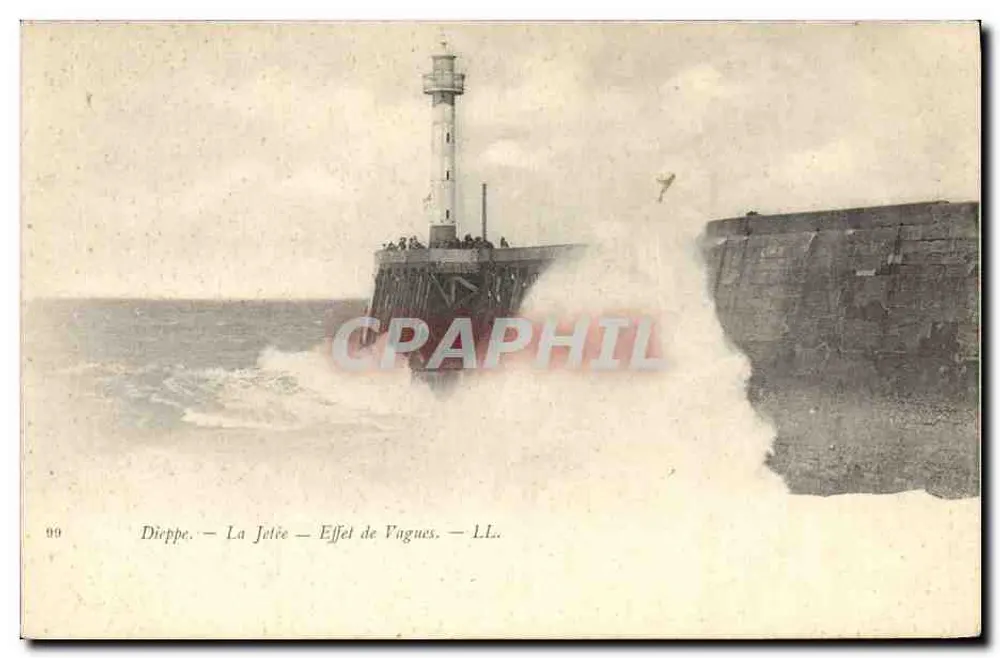 Dieppe — Przylądek — Efekt fal — LL. - Awers