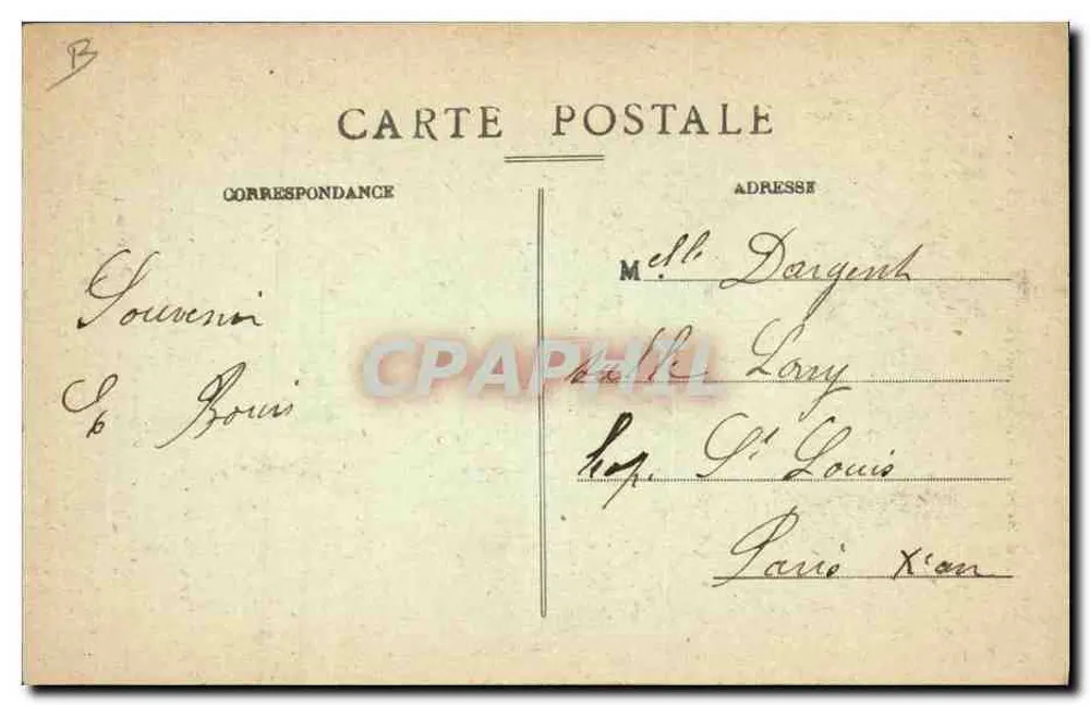 Au Berry - La Luniotte und le Chambreux — Édit. Defradat, Châteauroux - Rückseite