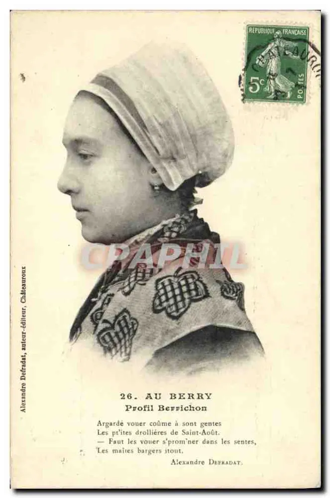 Perfil Berrichon — Alexandre Depradat, Châteaureoux — n°26 - Frente