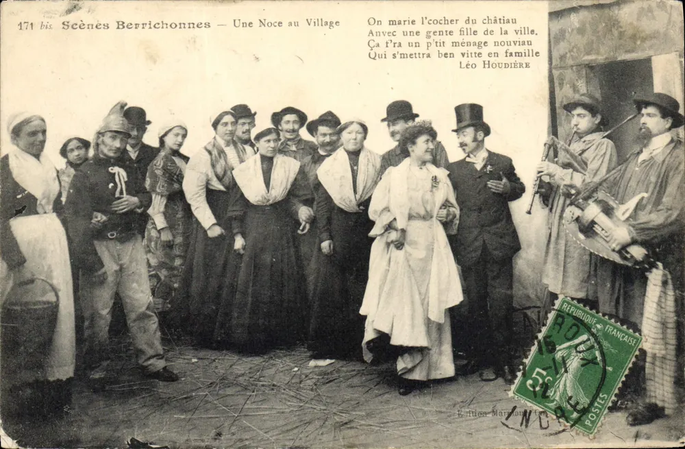 Berrische Szenen — Eine Dorf Hochzeit — Léo Houdièrre - Vorderseite