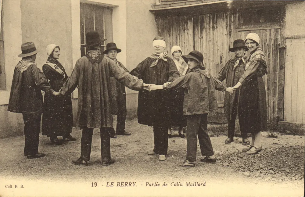 O Bérry — Partida de Colin Maillard — Coll. R. B. - Frente