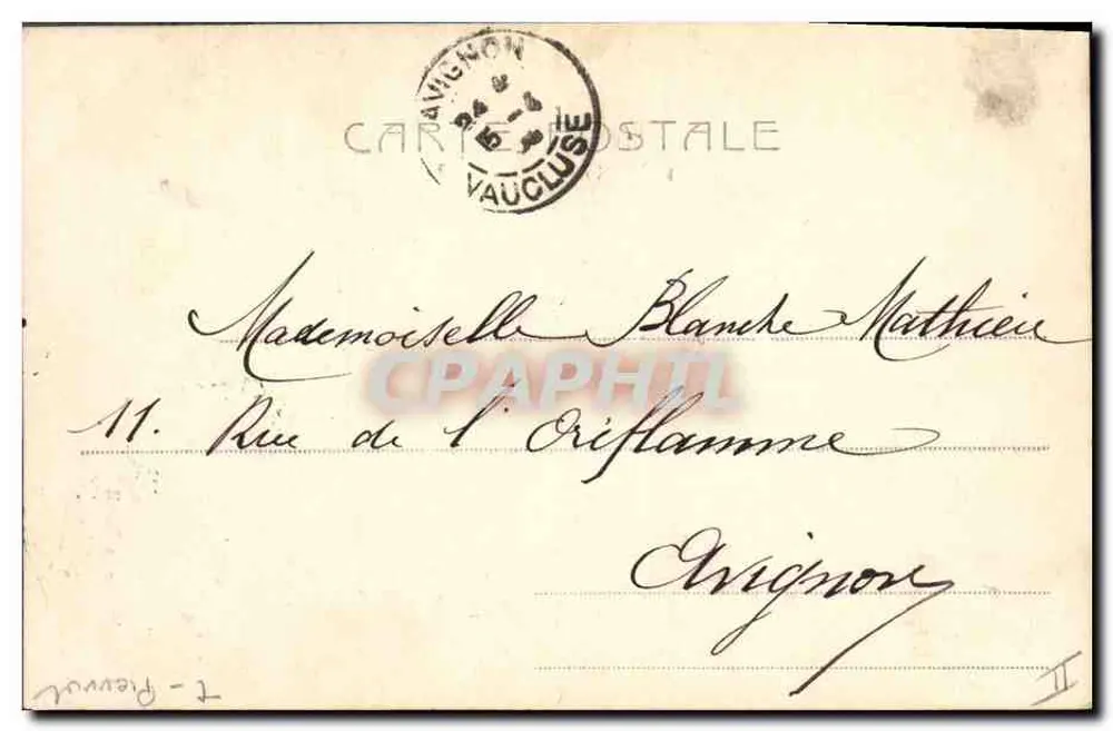 Die Große Freundin Juliette — Theater Szene mit Clowner und großem Flasche — Verlag Alterocca Terni, n° 5035 - Rückseite
