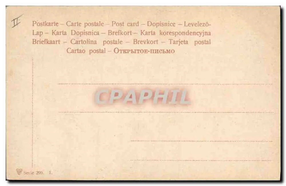 Kind mit zwei Champagnerflaschen — Serie 296 - Rückseite