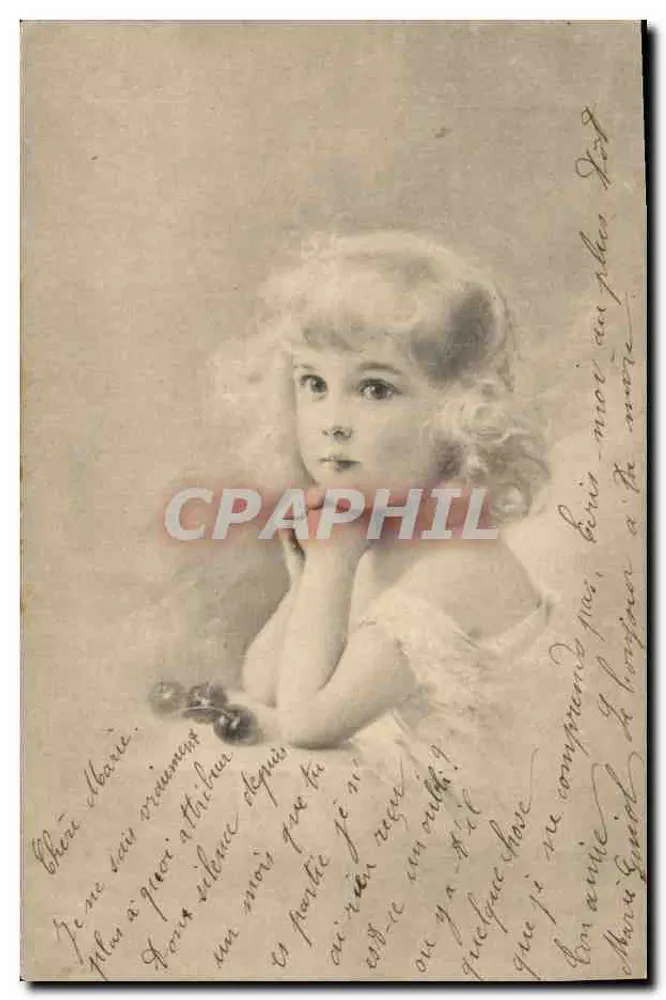 Kleine Mädchen — Portrait — Verlag nicht sichtbar - Vorderseite