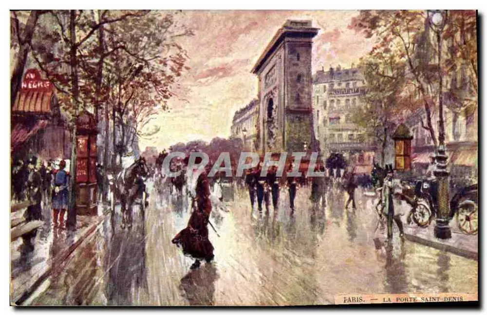 Paris — La Porte Saint-Denis — unbekannter Verlag - Vorderseite
