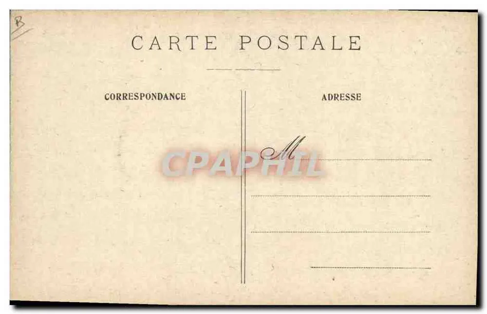 Paris — La Porte Saint-Denis — unbekannter Verlag - Rückseite