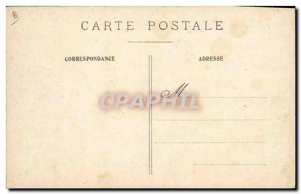 Paris — Das Palais de Justice — Verlag unbekannt - Rückseite