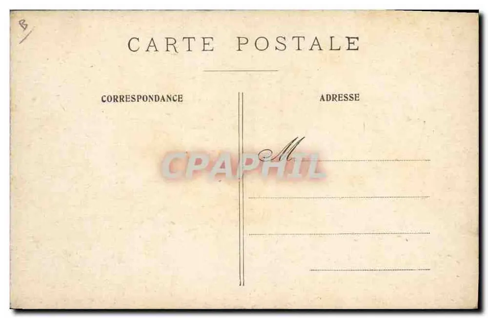 Paris — Die Place de l'Opéra — unbekannter Verleger - Rückseite